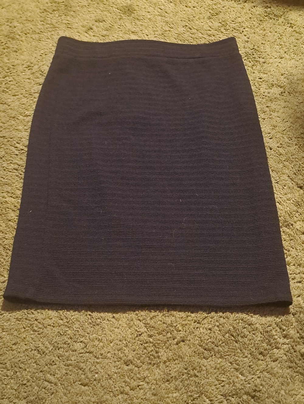 Joe Benbasset Womens Black Ribbed Pencil Skirt. Medium.